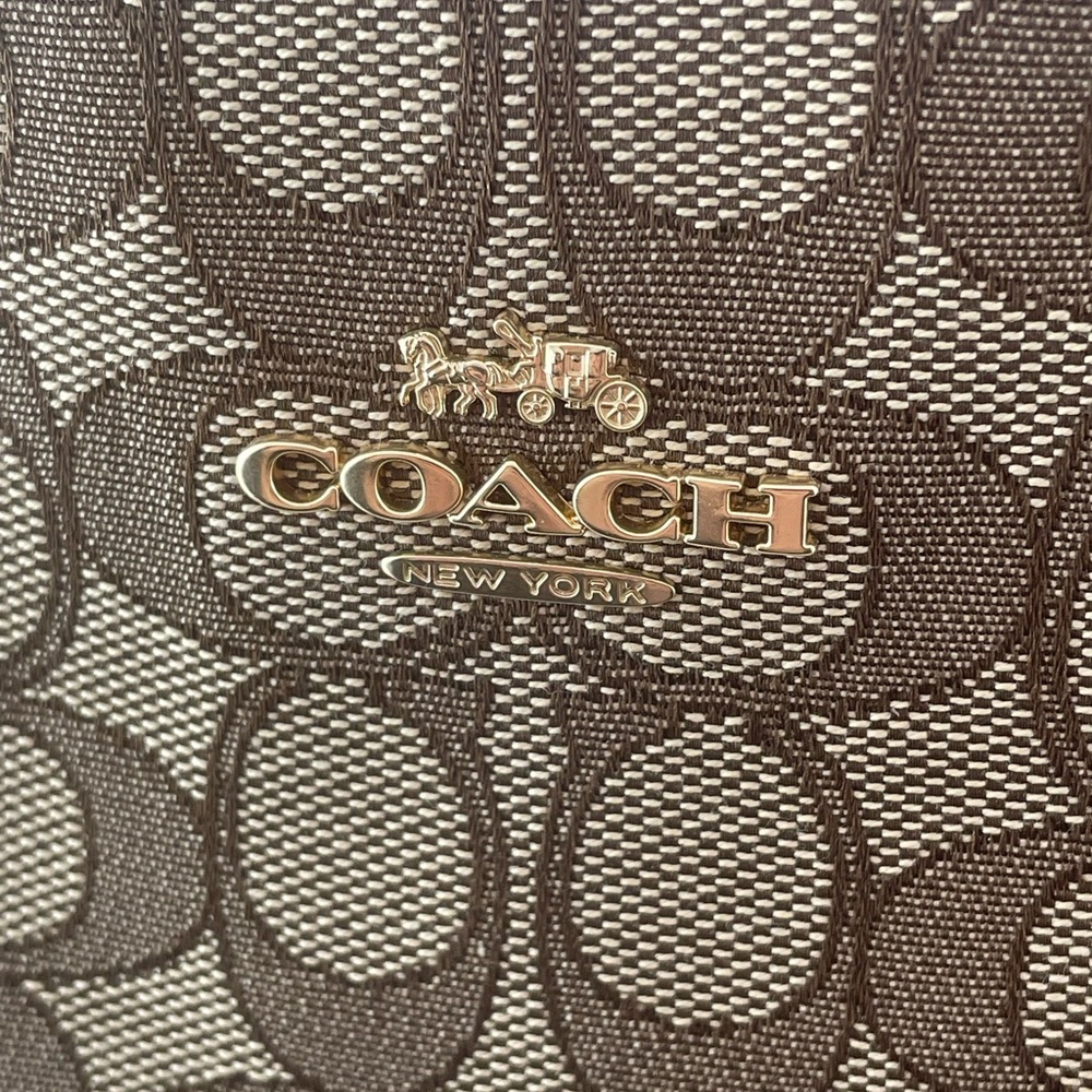 Coach Brown Signature Pattern Bag